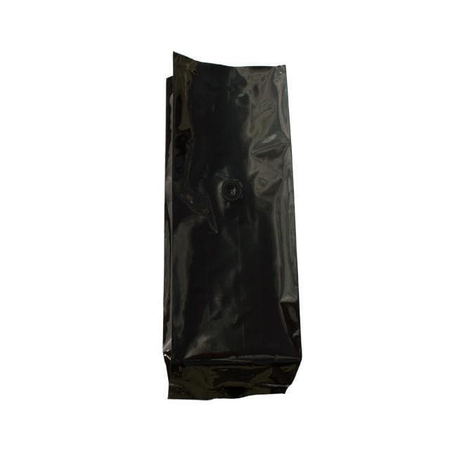 12-16 oz Matte Black Side Gusseted Bag w/ Valve