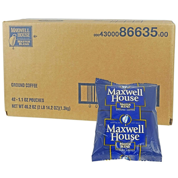 Maxwell House Master Blend Packs 42 Count - 1.1 oz.