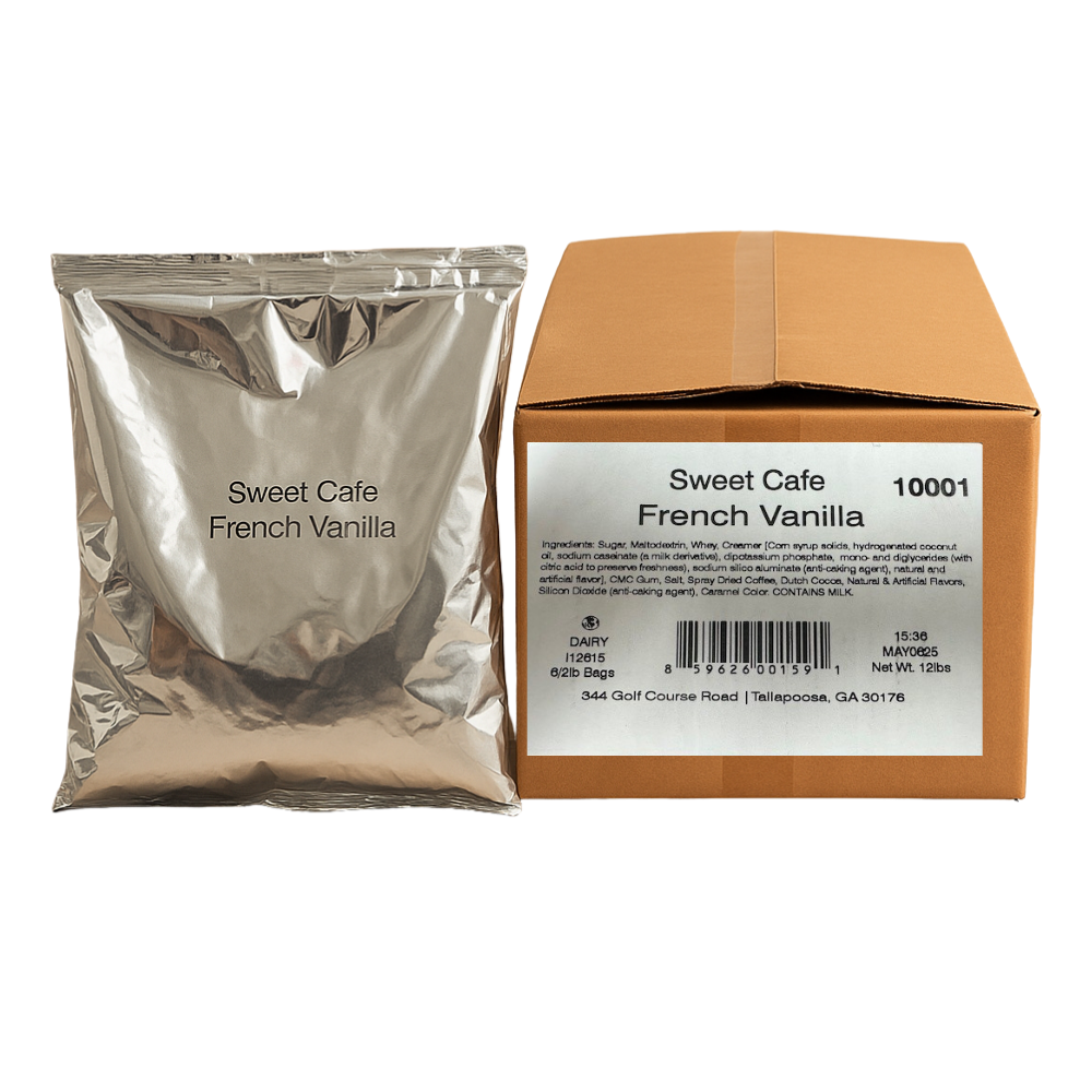 Sweet Cafe French Vanilla Cappuccino – 2 lb Bag or Case of 6
