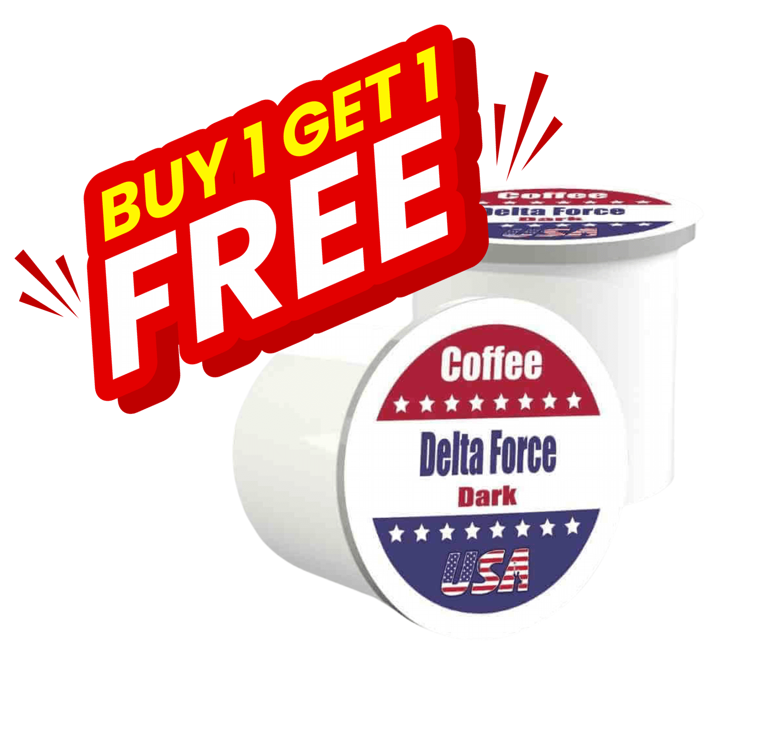 Delta Force (Medium/Dark) Single Cups