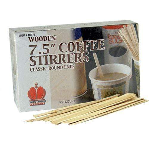 7 1/2 Inch Wooden Stirrer by PolyKing