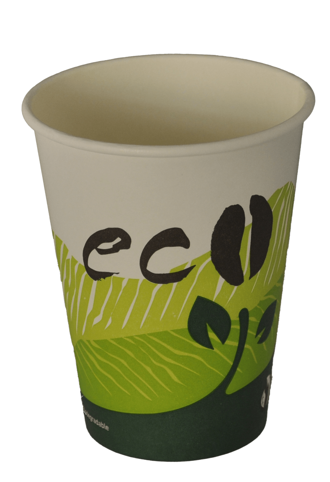 Eco-Friendly 12 oz Compostable Hot Cups - Pack of 100