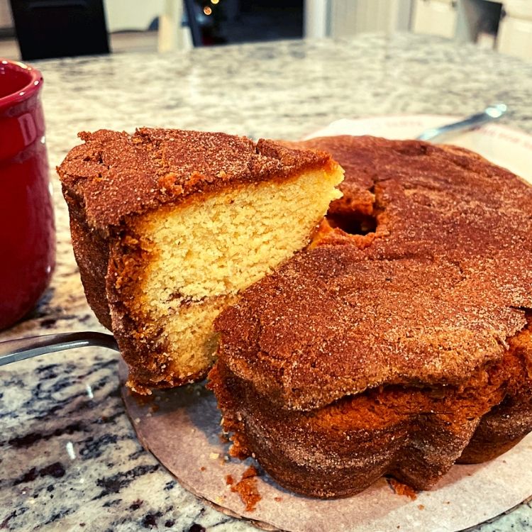 Miss Ellie's Cinnamon Coffee Cake (no nuts)