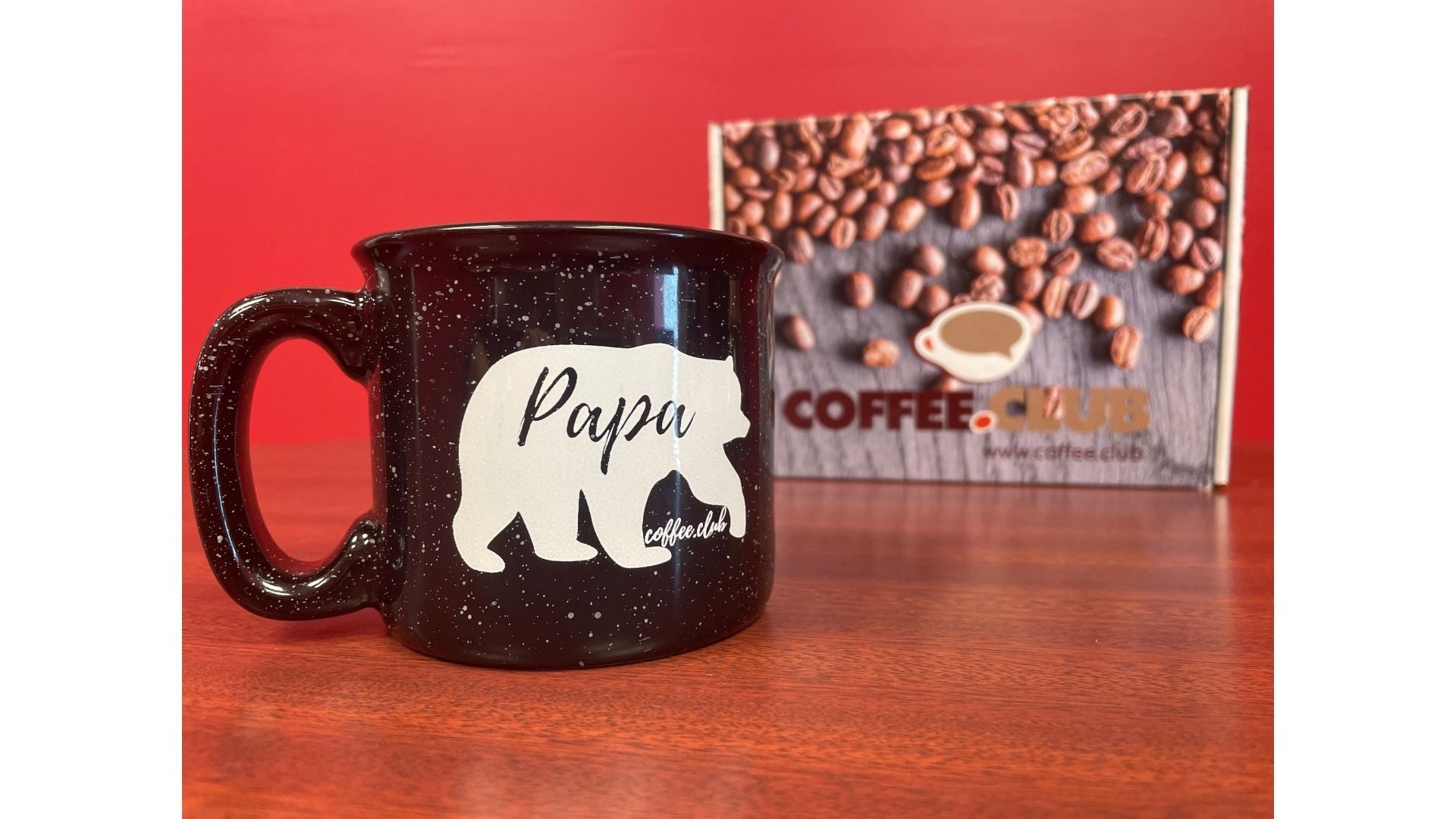 Papa Bear Campfire Ceramic Mug 15 oz.