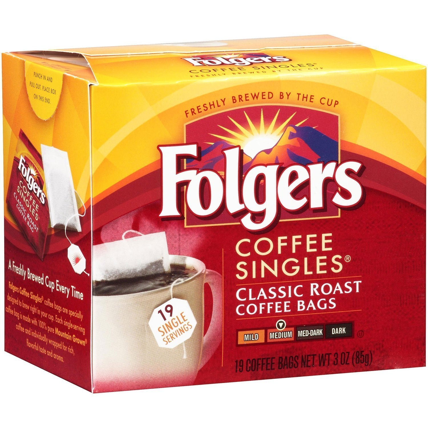 Folgers Single Cup Coffee Bags - Regular - Coffee Wholesale USA