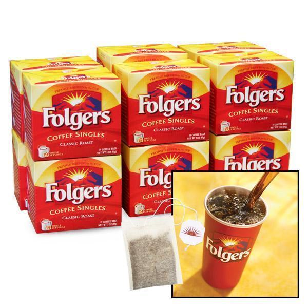 Folgers Single Cup Coffee Bags - Regular - Coffee Wholesale USA