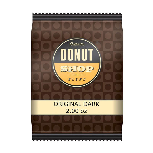 Donut Shop Blend™ Coffee - 2oz Pillow Packs - Original Dark - 42 count box - Coffee Wholesale USA