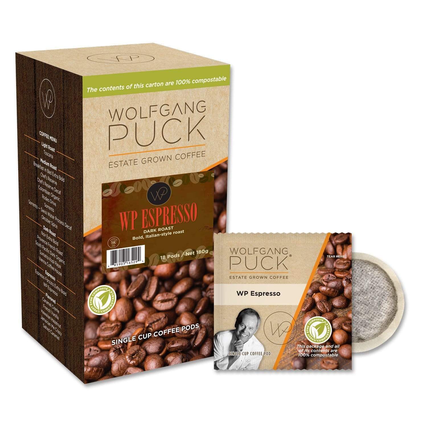 Wolfgang Puck Coffee - Pods - WP Espresso