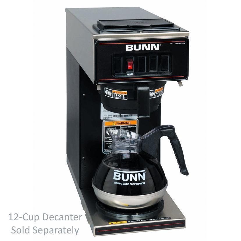 Bunn VP17-1 Pourover Coffee Brewer - 13300.0011 - Black Decor - Coffee Wholesale USA