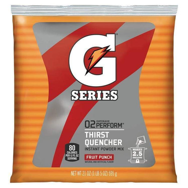 Gatorade Instant Powder Mix - Fruit Punch - 21 oz Package (2.5 Gallon)