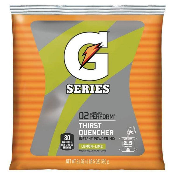 Gatorade Instant Powder Mix - Lemon Lime - 21 oz Package (2.5 Gallon)