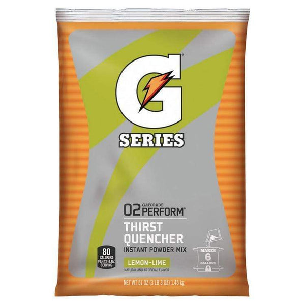 Gatorade Instant Powder Mix - Lemon Lime - 51oz Package (6 Gallon)