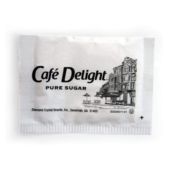 Cafe Delight Sugar Packets - 0.1oz Packets - Bulk Case of 1,000