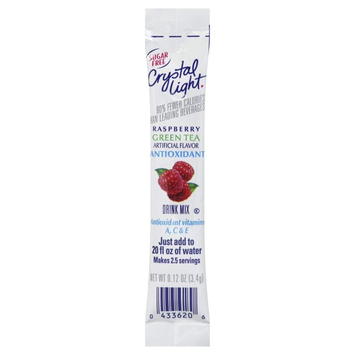 Crystal Light Drink Mix - Raspberry Green Tea - On The Go Sticks - 120 Count Packets