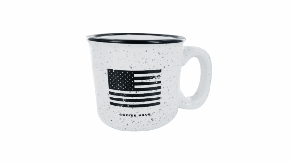 15 oz. Campfire Mug USA Flag Black/White - Image 7