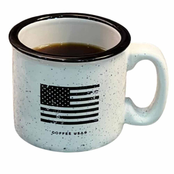15 oz. Campfire Mug USA Flag Black/White - Image 3