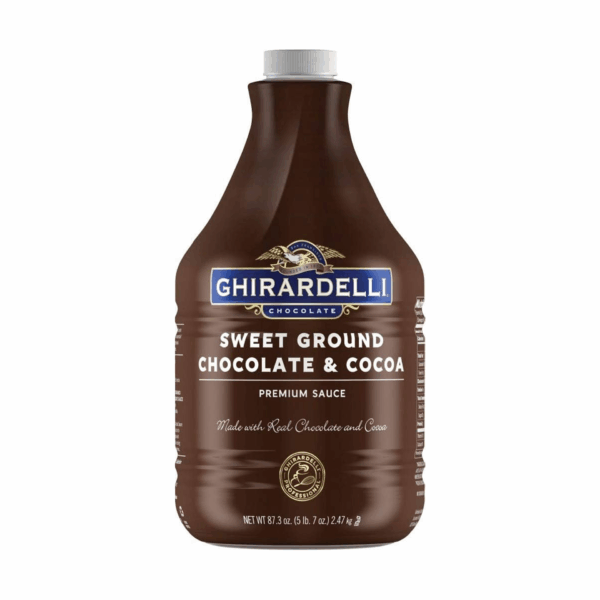 Ghirardelli Sweet Ground Chocolate Sauce – 87.3 fl oz Bottle
